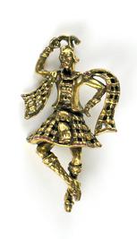 Coro Scottish Dancer Pin