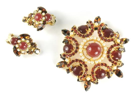 DeLizza Elster Juliana Carnelian Cabochon Set